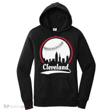 Cleveland Skyline Baseball Women's Hoodie