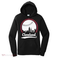 Cleveland Skyline Baseball Women's Hoodie thumb 0
