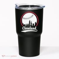 Cleveland Skyline Baseball Tumbler thumb 0