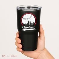 Cleveland Skyline Baseball Tumbler thumb 2