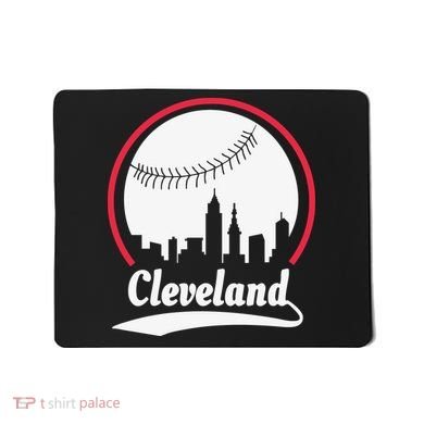 Cleveland Skyline Baseball Mousepad