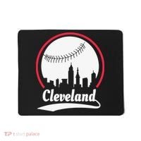 Cleveland Skyline Baseball Mousepad thumb 0