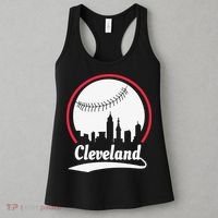Cleveland Skyline Baseball Women's Tank Top thumb 3