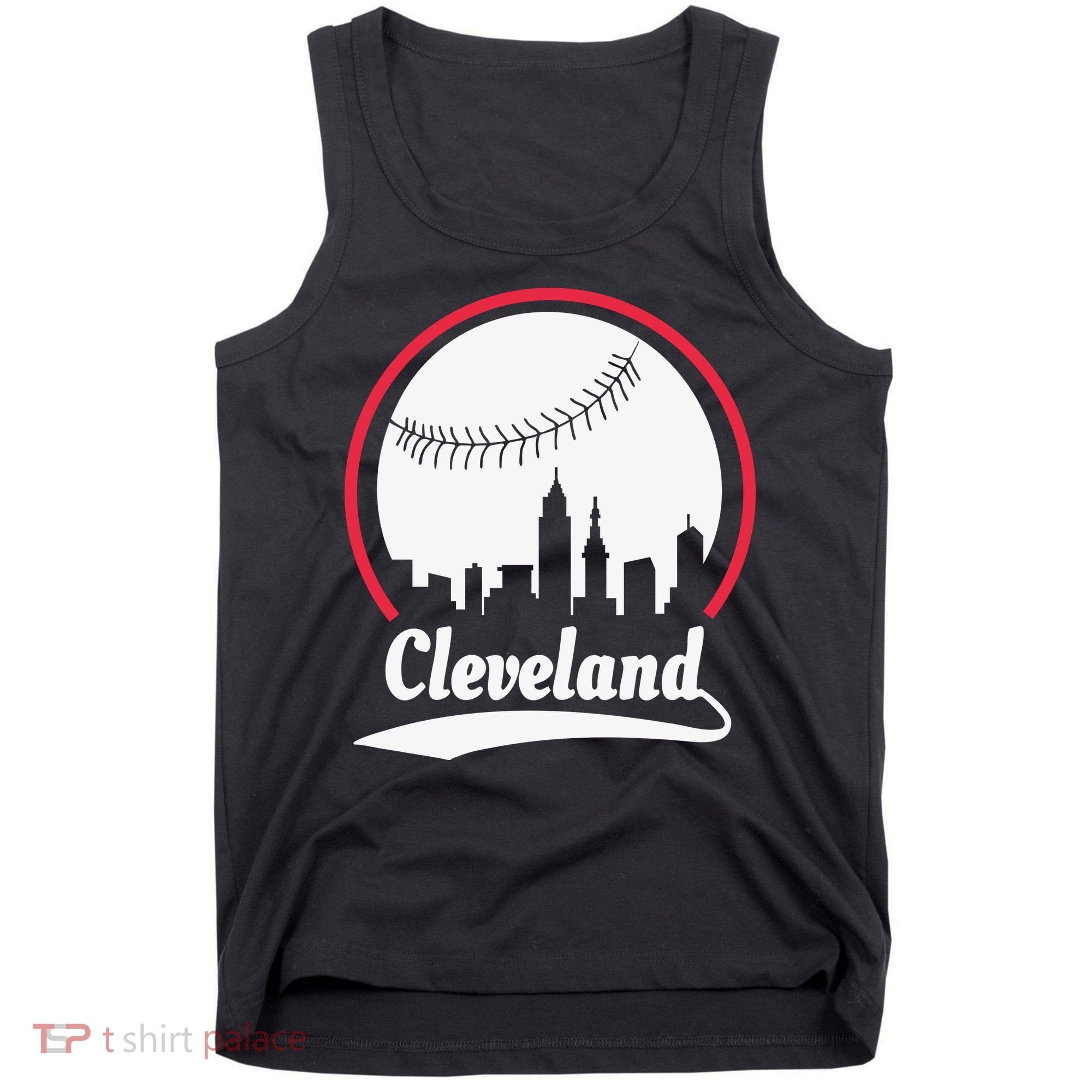 Cleveland Skyline Baseball Tank Top