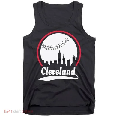 Cleveland Skyline Baseball Tank Top