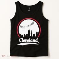 Cleveland Skyline Baseball Tank Top thumb 2