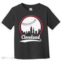 Cleveland Skyline Baseball Toddler T-Shirt thumb 0
