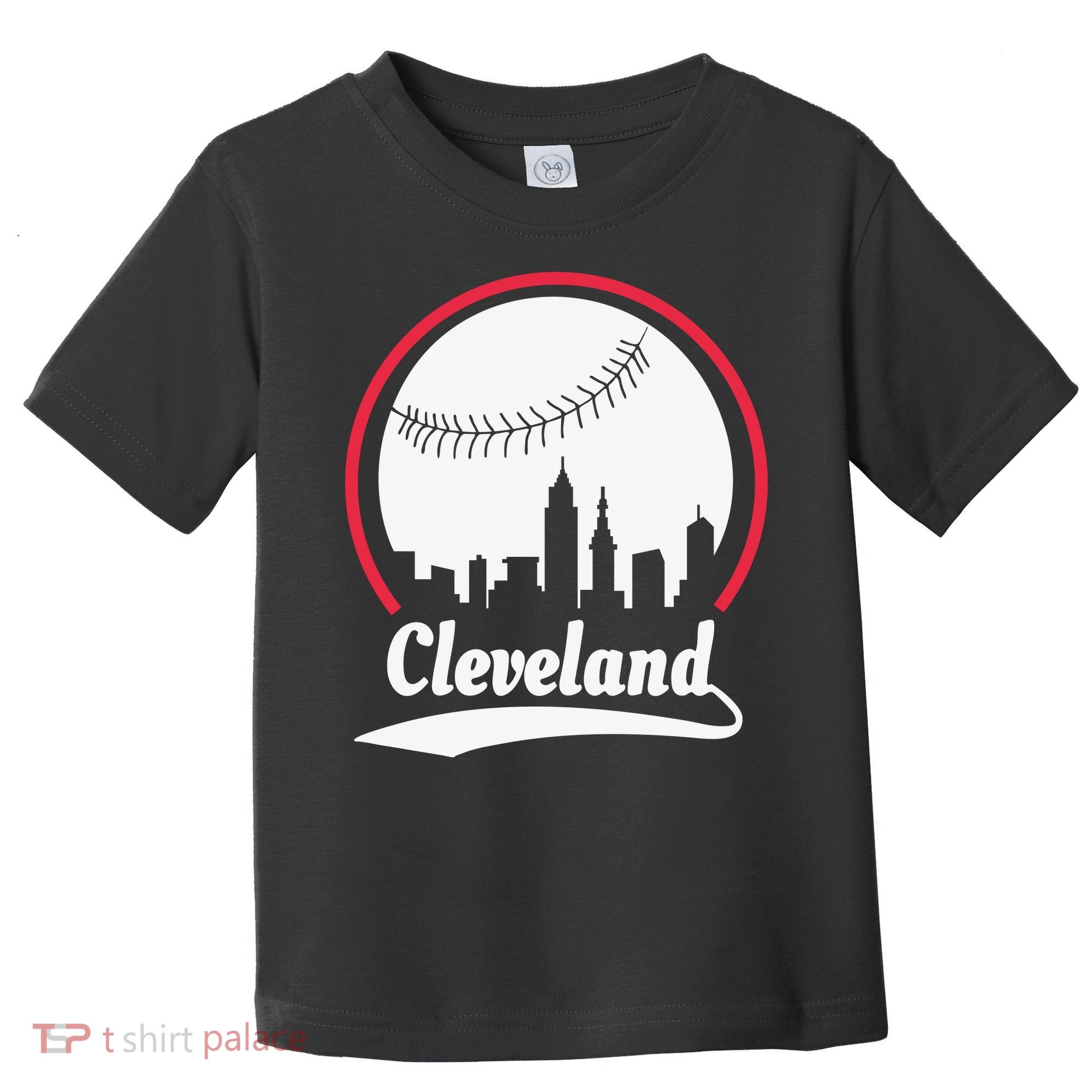 Cleveland Skyline Baseball Toddler T-Shirt