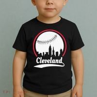 Cleveland Skyline Baseball Toddler T-Shirt thumb 2