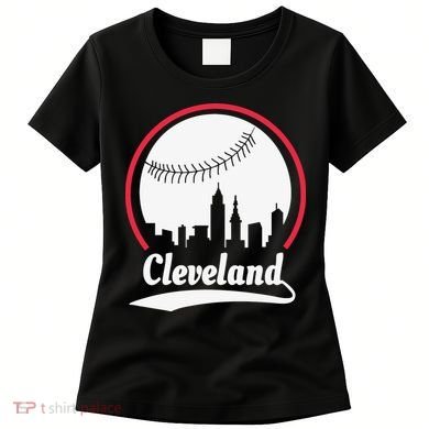 Cleveland Skyline Baseball Women's T-Shirt