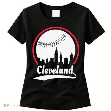 Cleveland Skyline Baseball Women's T-Shirt