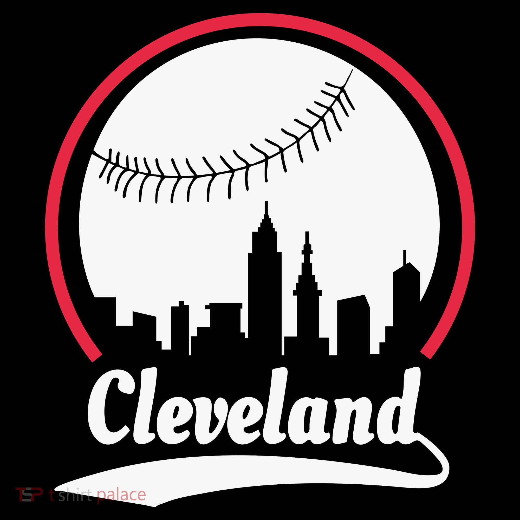 Cleveland Skyline Baseball Kids Sweatshirt