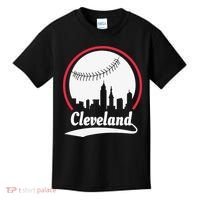 Cleveland Skyline Baseball Kids T-Shirt thumb 0