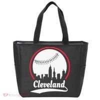 Cleveland Skyline Baseball Tote Bag thumb 0