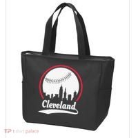 Cleveland Skyline Baseball Tote Bag thumb 3