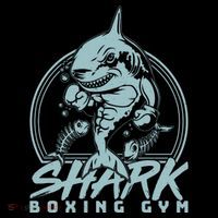 Cool Shark Boxing Gym Logo Doggie Tank thumb 4