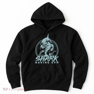 Cool Shark Boxing Gym Logo Hoodie