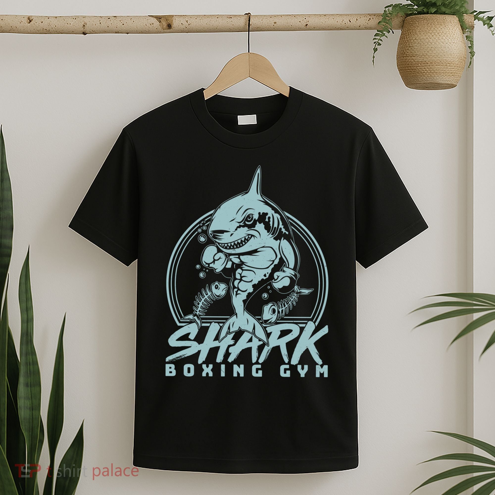 Cool Shark Boxing Gym Logo T-Shirt