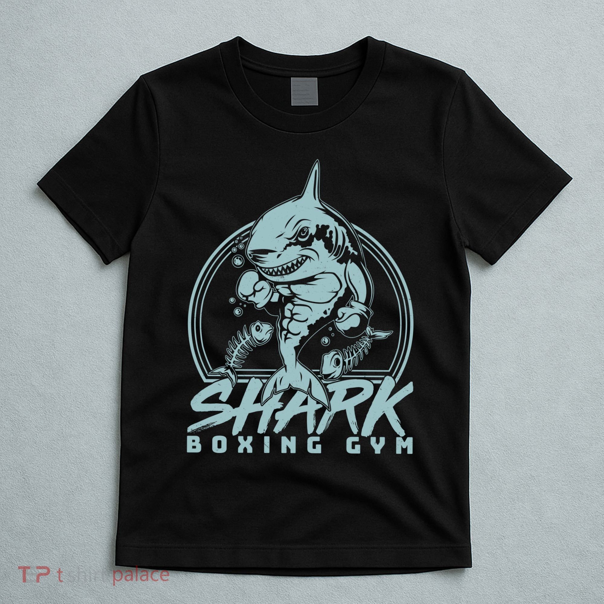 Cool Shark Boxing Gym Logo T-Shirt