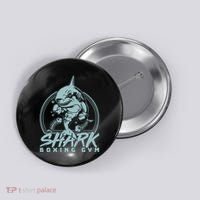 Cool Shark Boxing Gym Logo Button thumb 0