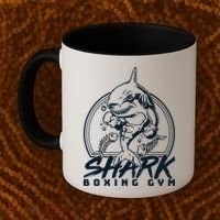 Cool Shark Boxing Gym Logo Coffee Mug thumb 2