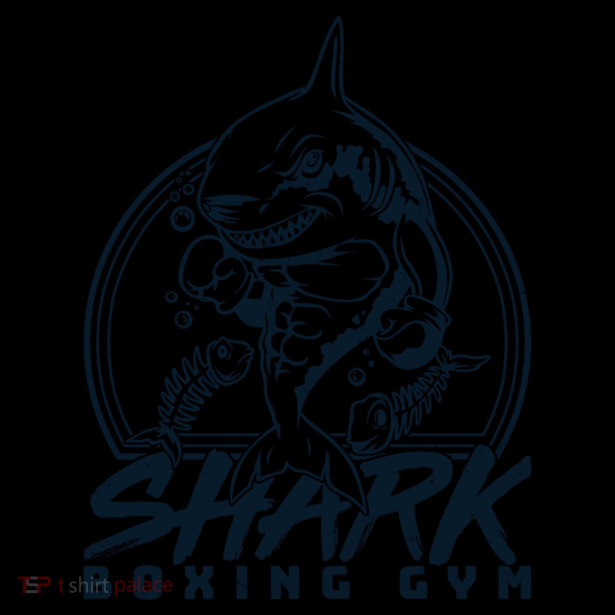 Cool Shark Boxing Gym Logo Coffee Mug