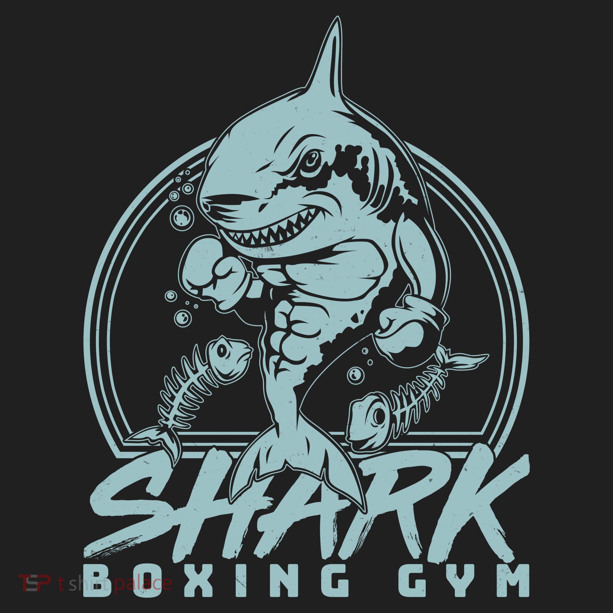 Cool Shark Boxing Gym Logo Tumbler