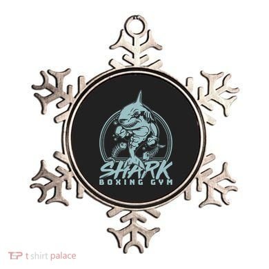 Cool Shark Boxing Gym Logo Ornament