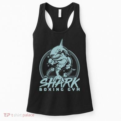Cool Shark Boxing Gym Logo Women's Tank Top