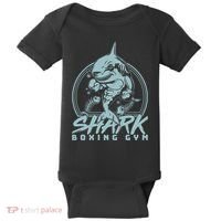 Cool Shark Boxing Gym Logo Baby Bodysuit thumb 0