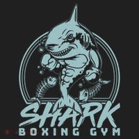 Cool Shark Boxing Gym Logo Hat thumb 2