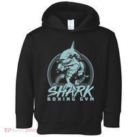 Cool Shark Boxing Gym Logo Toddler Hoodie thumb 0