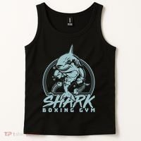 Cool Shark Boxing Gym Logo Tank Top thumb 2
