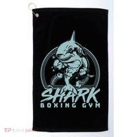 Cool Shark Boxing Gym Logo Golf Towel thumb 0