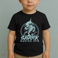 Cool Shark Boxing Gym Logo Toddler T-Shirt thumb 2