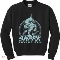 Cool Shark Boxing Gym Logo Kids Sweatshirt thumb 0