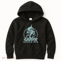 Cool Shark Boxing Gym Logo Kids Hoodie thumb 0