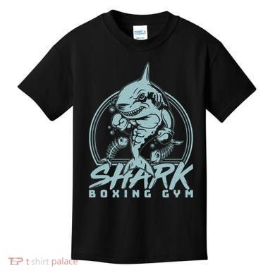 Cool Shark Boxing Gym Logo Kids T-Shirt