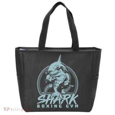 Cool Shark Boxing Gym Logo Tote Bag