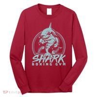 Cool Shark Boxing Gym Logo Long Sleeve Shirt thumb 0