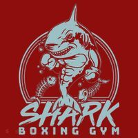Cool Shark Boxing Gym Logo Long Sleeve Shirt thumb 2
