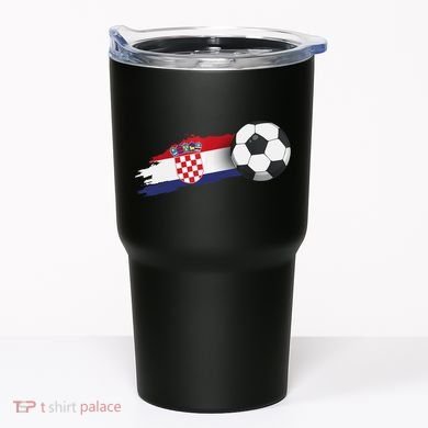 Croatia Soccer Ball Tumbler
