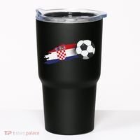 Croatia Soccer Ball Tumbler thumb 0
