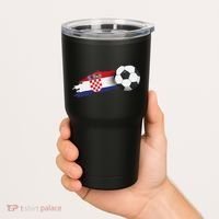 Croatia Soccer Ball Tumbler thumb 2