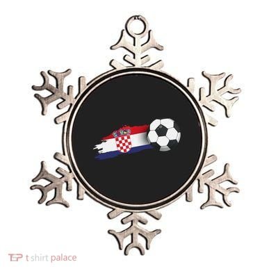 Croatia Soccer Ball Ornament