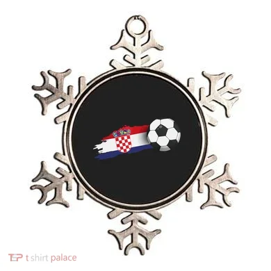 Croatia Soccer Ball Ornament