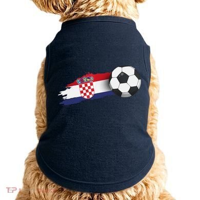 Croatia Soccer Ball Doggie Tank