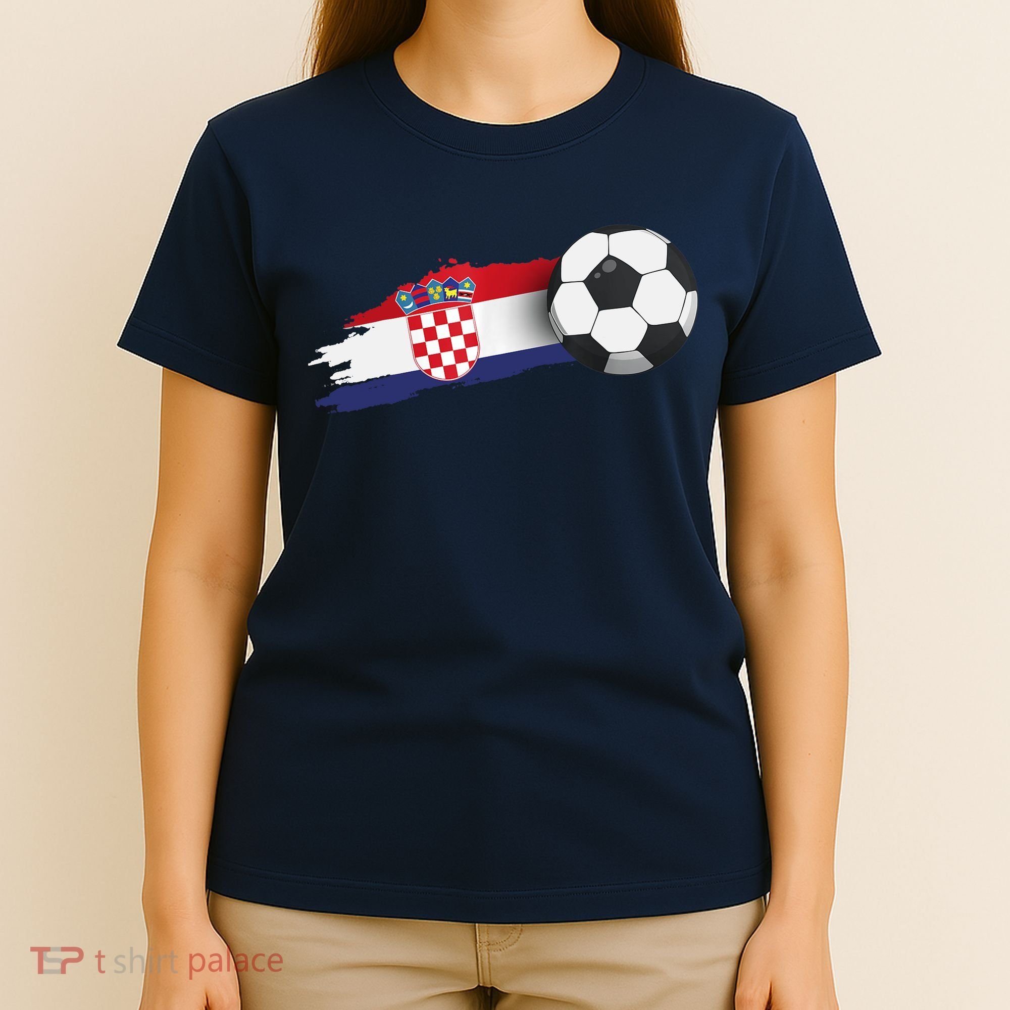Croatia Soccer Ball T-Shirt