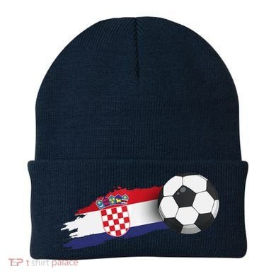 Croatia Soccer Ball Beanie