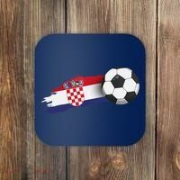Croatia Soccer Ball Coaster thumb 0